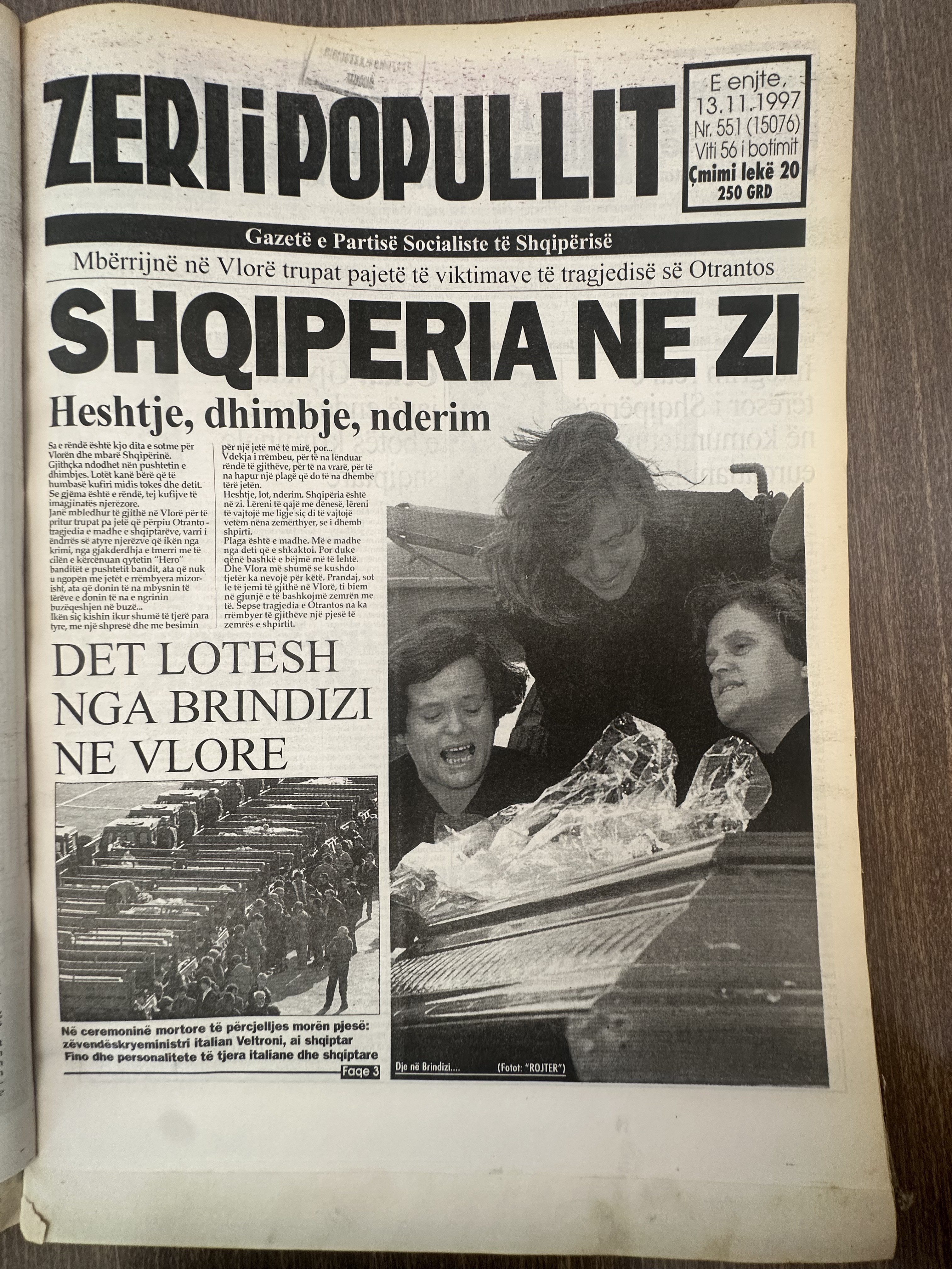 Zëri i Popullit 1997-11-13